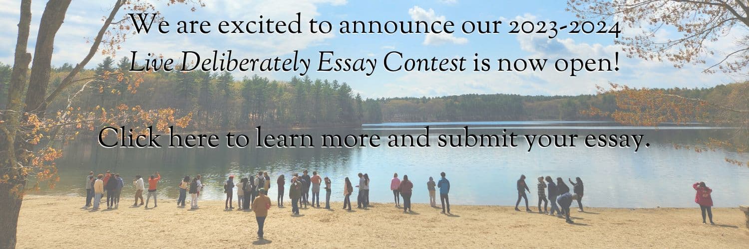 walden woods essay contest